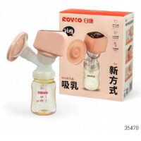Rovco Portable Electric Breast Pump with 180ml PPSU Bottle