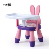 Bunny-Themed Plastic Baby Feeding & Activity Chair