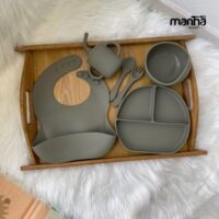 Complete 6-Piece Baby Silicone Feeding Set